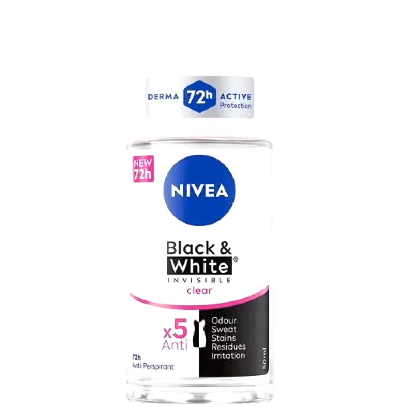 Nivea Men Black &White Anti Stain Roll On Deodorant(50ml)