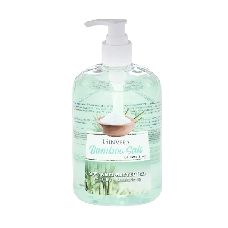 Ginvera Bamboo Salt Anti Bacterial Gel Hand Soap (500ml)