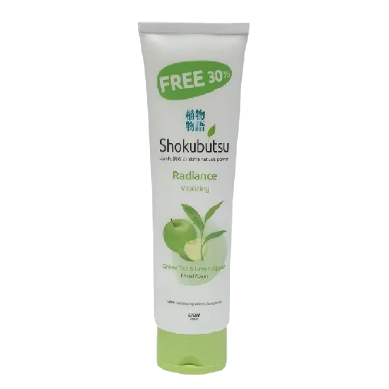 Shokubutsu Radiance Facial Foam (Vitalizing)100G+Free 30%