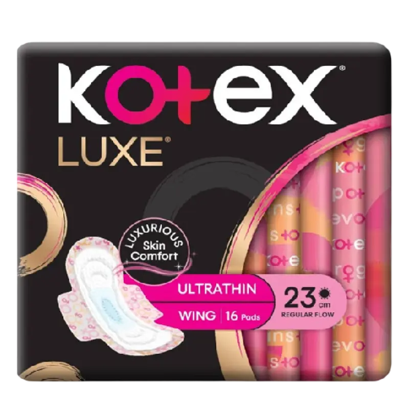 Kotex Luxe Ultrathin Wing Sanitary Pads 23cm