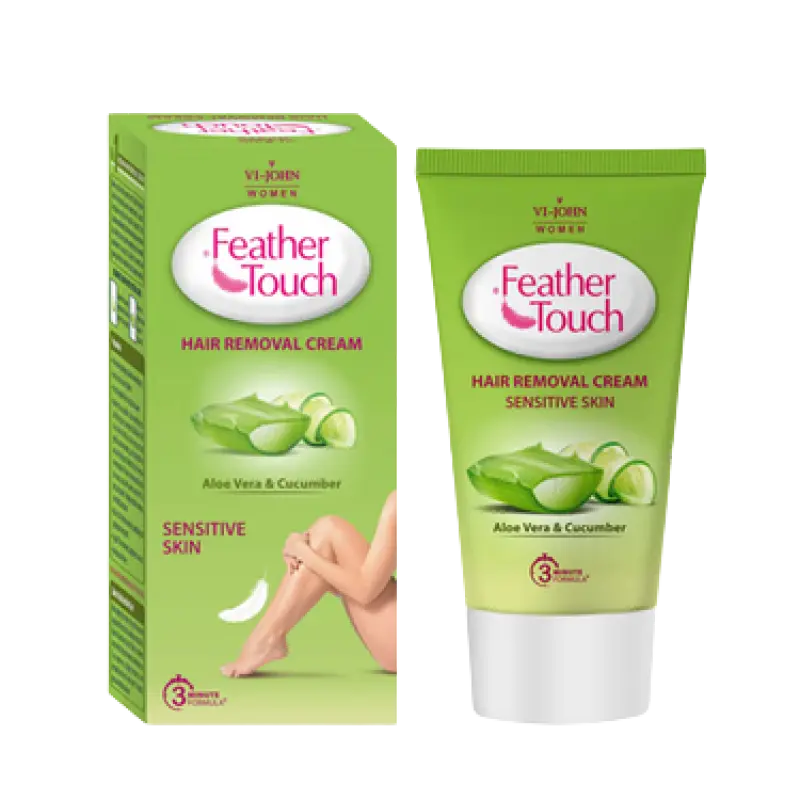 VI-JOHN Feather Touch Cucumber & Aloevera Hair Removal Cream 40g