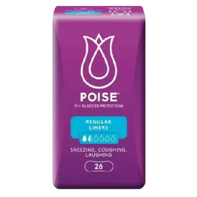 Poise Regular Liners 26 Pack