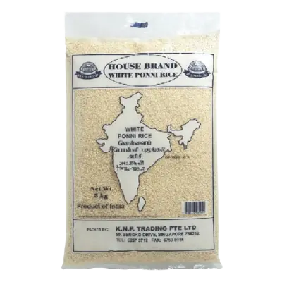 House Brand White Ponni Rice 5kg