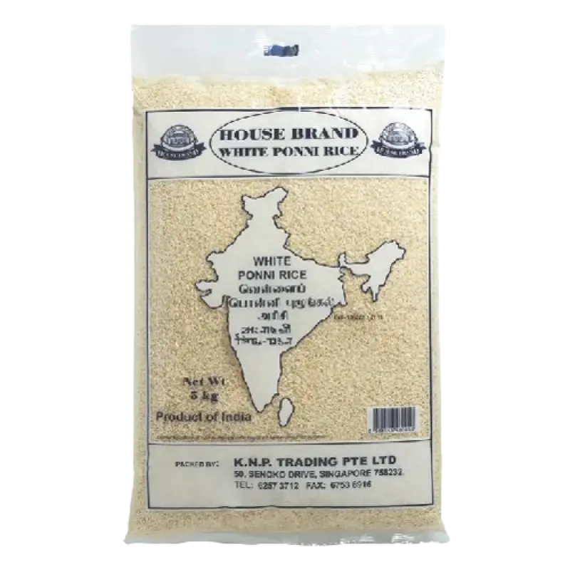 House Brand White Ponni Rice 5kg