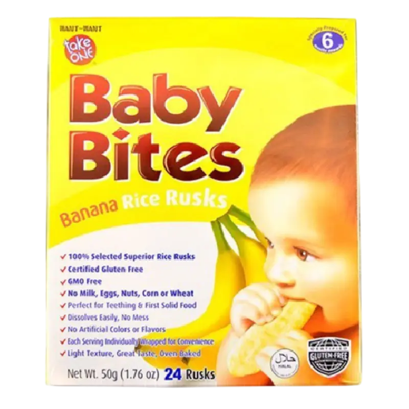 Baby Bites Banana Rice Rusk