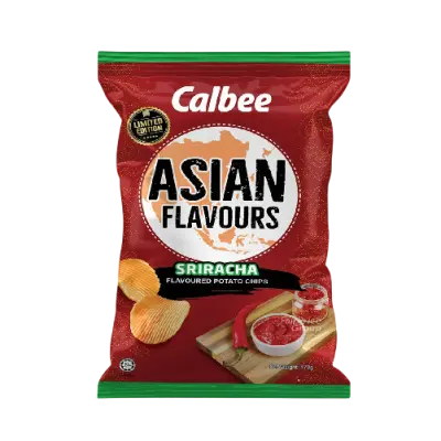 Calbee Asian Flavours Potato Chips Sriracha