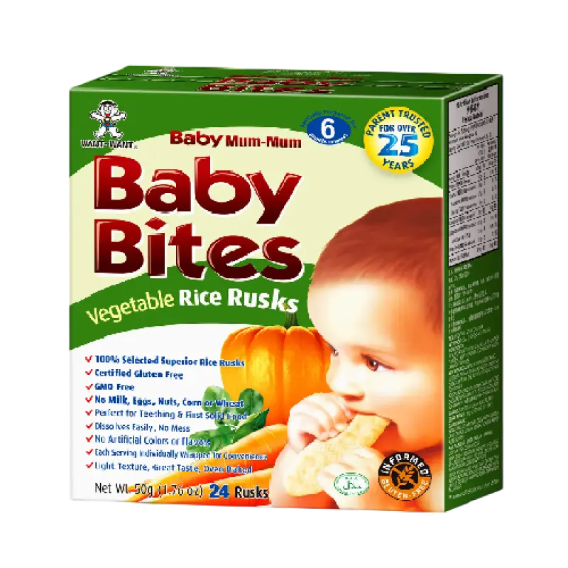 Baby Bites vegetable rice Rusk
