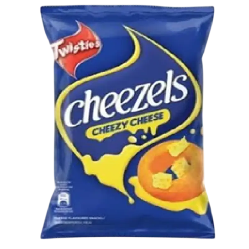 TWISTIES CHEEZELS CHEEZY CHEESE
